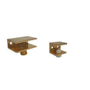 Reggimensole in Ottone Lucido Mm. 25x30 (pz.2) Spessore 10 mm - Product Image 1
