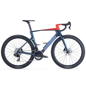 NEWW Teammachine R 01 Three 2025 Team Red eTap AXS E1 2x12sp Vélo de route complet - Product Image 1