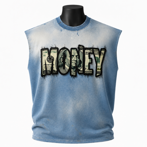 Camiseta sin mangas informal para hombre, estilo urbano, con estampado gráfico, camiseta de verano para hombre - Product Image 1