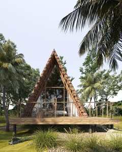 Invernaderos prefabricados industriales modernos de 27 metros cuadrados de alta calidad de Vietnam Estructuras prefabricadas rectangulares 40HC para exteriores - Product Image 1