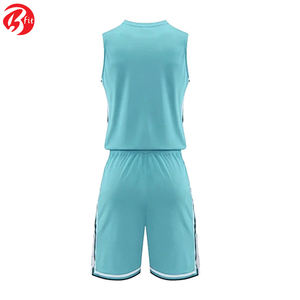Tenues de basketball respirantes et antibactériennes 100 % polyester, dernière conception, très demandées, pour adultes, grandes tailles, vêtements d'entraînement - Product Image 5