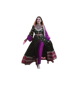 Hecho a mano afgano Kochi Saree bordado completo tradicional Pashtun cultura vestido estilo afgano paquistaní Salwar traje largo indio - Product Image 1
