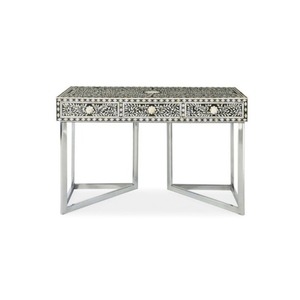 Aparador con incrustaciones de hueso, muebles modernos de lujo para sala de estar, oficina, almacenamiento personalizado de tres capas, la mejor venta al por mayor - Product Image 2