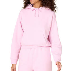 Sudaderas con capucha de nuevo diseño para mujer, ropa de calle informal, figuras de hombros caídos, sudaderas transpirables ecológicas, sudaderas con capucha de punto para mujer - Product Image 1