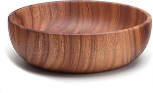 ชุดชามไม้ธรรมชาติจากไม้กระถินเทศ คุณภาพดี ใช้แล้วทิ้ง เป็นมิตรกับสิ่งแวดล้อม เหมาะสำหรับใช้ในครัว ใช้เป็นชามใส่แป้ง ชามผสมผลไม้ ชามสลัด - Product Image 5