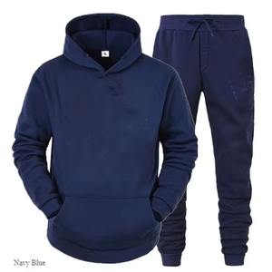 Survêtement de sport thermique décontracté pour homme avec logo personnalisé, coupe ajustée, 100% coton, toutes les couleurs - Product Image 4