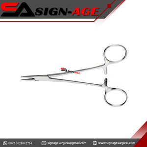 Porte-aiguille manuel en acier inoxydable de qualité supérieure approuvé CE porte-aiguille microchirurgical par signe-âge chirurgical - Product Image 6