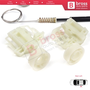 Juego de Reparación de Elevalunas Eléctrico BWR692, Puerta Trasera Izquierda para X3 E83 2003-2011 SUV 51353448251 - Product Image 6