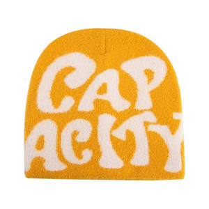 Custom Design Printed Wholesale Winter Warm <b>Beanies</b> Unisex Knit Cuffed <b>Beanies</b> Caps Hats <b>Skull</b> Cap - Product Image 2