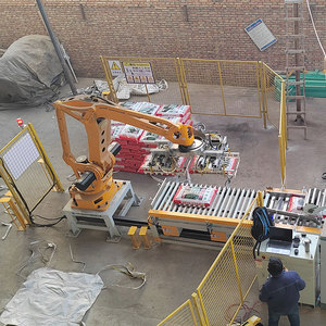 Máquina Paletizadora y Apiladora Robótica Industrial de 25Kg 50Kg, Totalmente Automática, con Brazo Robótico PLC KUKA Estun Efort, para Línea de Empaquetado de Bolsas y Cajas - Product Image 2