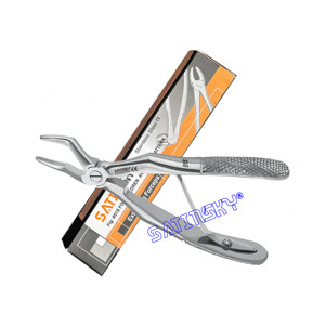 Pince manuelle à motif anglais 51S en acier inoxydable allemand de qualité chirurgicale pour l'extraction des racines supérieures chez les enfants - Product Image 2