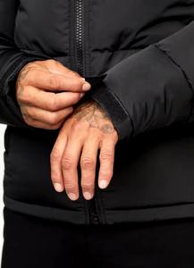 เสื้อแจ็กเก็ตผ้าฝ้ายผู้ชายกันลมมีฮู้ดสำหรับฤดูใบไม้ร่วงและฤดูหนาว - Product Image 5