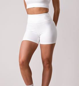 2025 nuevas llegadas pantalones cortos de gimnasio sin costuras para mujer logotipo personalizado Scrunch Butt Fitness entrenamiento Yoga pantalones cortos para mujer - Product Image 3