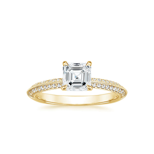 Anillo de Diamante Cultivado en Laboratorio con Corte Asscher - Noor - Product Image 1