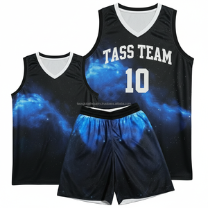 Conjunto de Uniforme de Baloncesto para Hombre al por Mayor, Camiseta y Pantalones Cortos de Baloncesto Baratos para Jóvenes, Uniformes Personalizados de Baloncesto para Mujer - Product Image 1