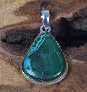 Azurita malaquita 925 plata esterlina piedra preciosa hecha a mano diseñador colgante joyería fina colgantes y dijes para mujeres - Product Image 4