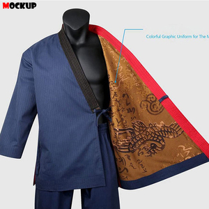 เครื่องแบบคาราเต้ยูนิเซ็กซ์สำหรับฝึกซ้อมเครื่องแบบคาราเต้2025ผ้าใบเครื่องแบบคาราเต้ดีไซน์หนัก - Product Image 5