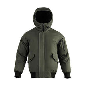 <b>Mens</b> Outdoor Jacket | Water Resistant Windproof Quilted Lightweight Puffer | Solid Color Breathable Hiking Sportswear - Product Image 3