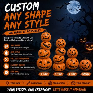 Statue <span class=keywords><strong>de</strong></span> <span class=keywords><strong>citrouille</strong></span> <span class=keywords><strong>d</strong></span>'<span class=keywords><strong>Halloween</strong></span> surdimensionnée en gros pour usine, grande <span class=keywords><strong>sculpture</strong></span> <span class=keywords><strong>d</strong></span>écorative <span class=keywords><strong>d</strong></span>'extérieur pour entrée commerciale - Product Image 1