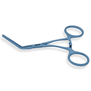 GRAN VENTA GORAYA GERMAN Castaneda Clamp - 50 mordazas atraumáticas Cooley en ángulo, vástagos curvos, titanio, 5,25 ''(13cm) - Product Image 1