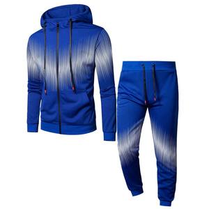 2024 New <b>Men's</b> Custom 100% Cotton Zipper Tracksuit Private Label Branded Winter Eco-Friendly Custom Sublimation Autumn 2-Piece - Product Image 2