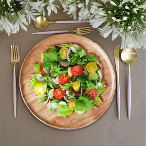 ชุดจานไม้สำหรับจัดเลี้ยงอาหารชุดจานชามไม้สำหรับงานเลี้ยงและงานเลี้ยงอาหารขายดี - Product Image 6