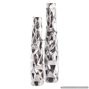 Set Of 3 Most Fancy Unique Designer Powder Coated And Gold Plated Top Heavy Duty Metal Flower Vase Home <b>Decoration</b> Supplies - Product Image 6
