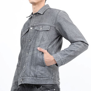 OEM Services High Quality Custom Design <b>Men</b> Jeans <b>Jacket</b> New Design Jeans <b>Jacket</b> for <b>Men</b> - Product Image 2
