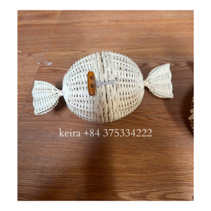 Adorno navideño de ratán, Estrella decorativa tejida a mano vietnamita para el hogar y la decoración del árbol de Navidad - Product Image 4