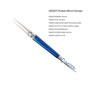 Medicab Pince à pouce en tissu brun Micro pince à épiler chirurgicale en acier inoxydable Ensemble d'instruments d'agrafeuse de peau THU-45 CE - Product Image 6