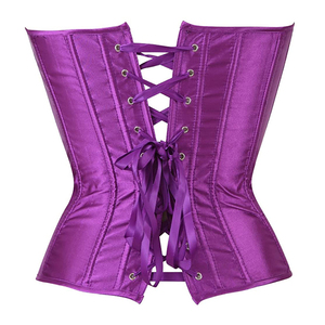 Corset en Satin noir corps façonnage Shapewear taille minceur Bustier Lingerie pour femmes Sexy élégant mode tenue - Product Image 4