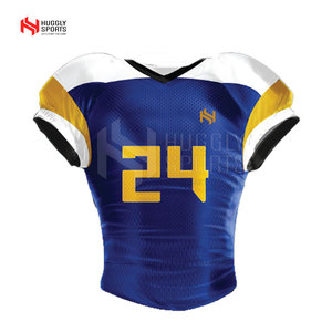 Camiseta y pantalón de fútbol americano de manga corta de último diseño, uniforme de fútbol juvenil de nuevo estilo, transpirable y a precio de venta al por mayor - Product Image 2