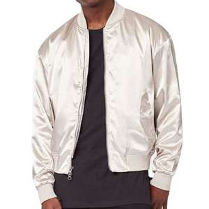 OEM ODM Logos personnalisés Créez votre propre conception de vestes de haute qualité Vestes en satin grande taille - Product Image 6