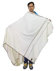 Vente en gros 2022 Écharpes longues en laine noire personnalisées pour hommes, en laine de Cachemire, vêtements d'hiver, écharpe décontractée en tricot pour hommes, musulman - Product Image 4