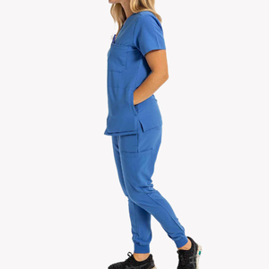 L'évacuation de l'humidité frotte des ensembles d'uniformes avec la douille courte aérée et le collier de support pour le long confort de décalage - Product Image 4