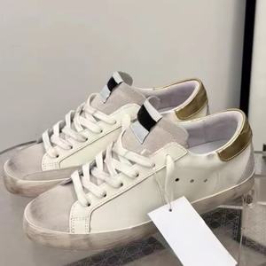 Zapatillas de Diseño Antideslizantes Blancas de Alta Calidad, Cómodas, Estilo Skate, Doradas, para Caminar, a la Moda - Product Image 2