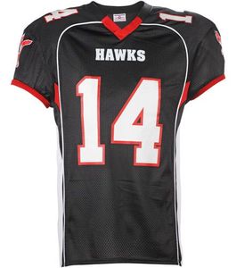 Ensembles d'uniformes de football américain personnalisés de haute qualité, grandes tailles, respirants, anti-bactériens, en nylon/cachemire, vêtements de sport - Product Image 2