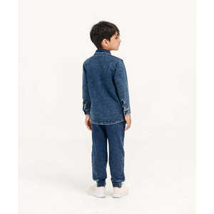 กางเกงวิ่งผ้ายีนส์เด็กผู้ชาย - Product Image 3