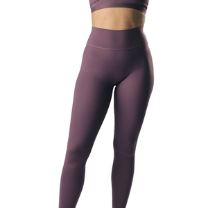 Leggings de Mujer de Cintura Alta, Diseño Moderno, Color Sólido, Nuevo, para Fitness, en Venta, Logotipo Personalizado, Tallas Grandes - Product Image 2