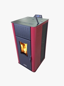 Estufa de pellets de madera de alta capacidad a la venta Tecnología de calefacción avanzada con salida de calor de tolva grande y ecológica - Product Image 4