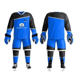 Uniforme de hockey sobre hielo 100% poliéster ropa deportiva equipo Jersey uniforme de hockey sobre hielo de alta calidad - Product Image 5