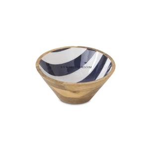 Haute vente jetable fait à la main en bois bol de mélange alimentaire le plus populaire Table à manger vaisselle émail travail en gros pour le déjeuner - Product Image 1