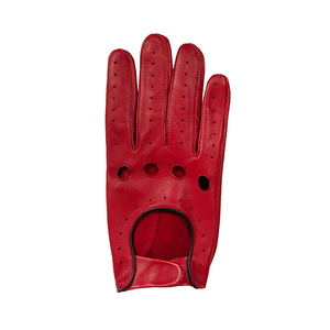 PromotionOEM Gants en cuir d'hiver personnalisés pour hommes Doublure en peau de mouton en peau de chèvre Nouvelle mode Gants de conduite automobile Vente en gros - Product Image 4