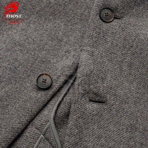Manteaux d'hiver pour hommes de qualité supérieure, en laine, design personnalisé, tissu en laine douce, doublure chaude, manteau long élégant pour la vente en gros en hiver - Product Image 6