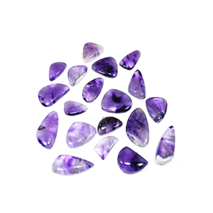 Pierre naturelle Améthyste cristal Mix Shape Loose Gemstone Cabochon pierre précieuse cristal de guérison Toutes les formes Cabochon - Product Image 2