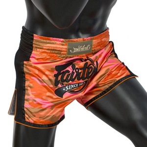 Custom Printed Muay Thai Boxing Shorts Soft Satin Athletic Fight <b>Trunks</b> Breathable Training Shorts for <b>Men</b> Daily Use - Product Image 2