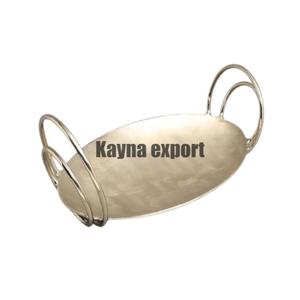 ถาดโลหะใส่อาหารดีไซน์รูปใบไม้แบบยาวสำหรับร้านอาหารและโรงแรมถาดโชว์อาหารสุดหรู - Product Image 4