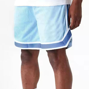 Pantalones cortos de malla de lona personalizables de primera calidad, transpirables de secado rápido para actividades al aire libre, sesiones de gimnasio y ropa informal - Product Image 6