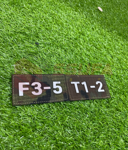 2025 Fábrica al por mayor Parches de ropa cortados con láser Logotipos de tela multicolor y parches de letras de prensa de calor coloridos - Product Image 1