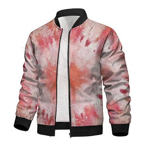 2023 chaqueta cortavientos ligera personalizada para hombre, cuello levantado, cremallera, prendas de vestir, chaqueta de caza Bomber de lona - Product Image 3